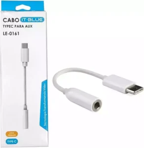 adaptador de fone de ouvido USB-C P2