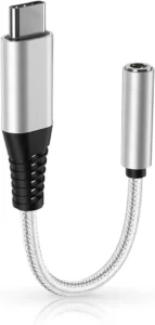 adaptador de fone USB-C simples