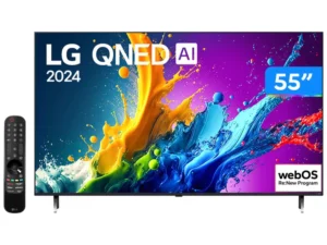 Smart TV 55" 4K QNED LG 55QNED80TSA