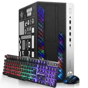 computador HP gamer com teclado gamer